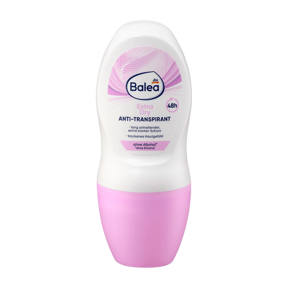 Balea Antiperspirant Deodorant Roll-On Extra Dry, 50 ml