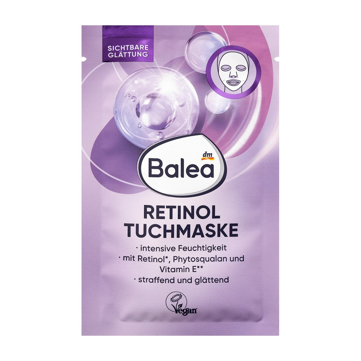 Balea Retinol Sheet Mask, 1 pc