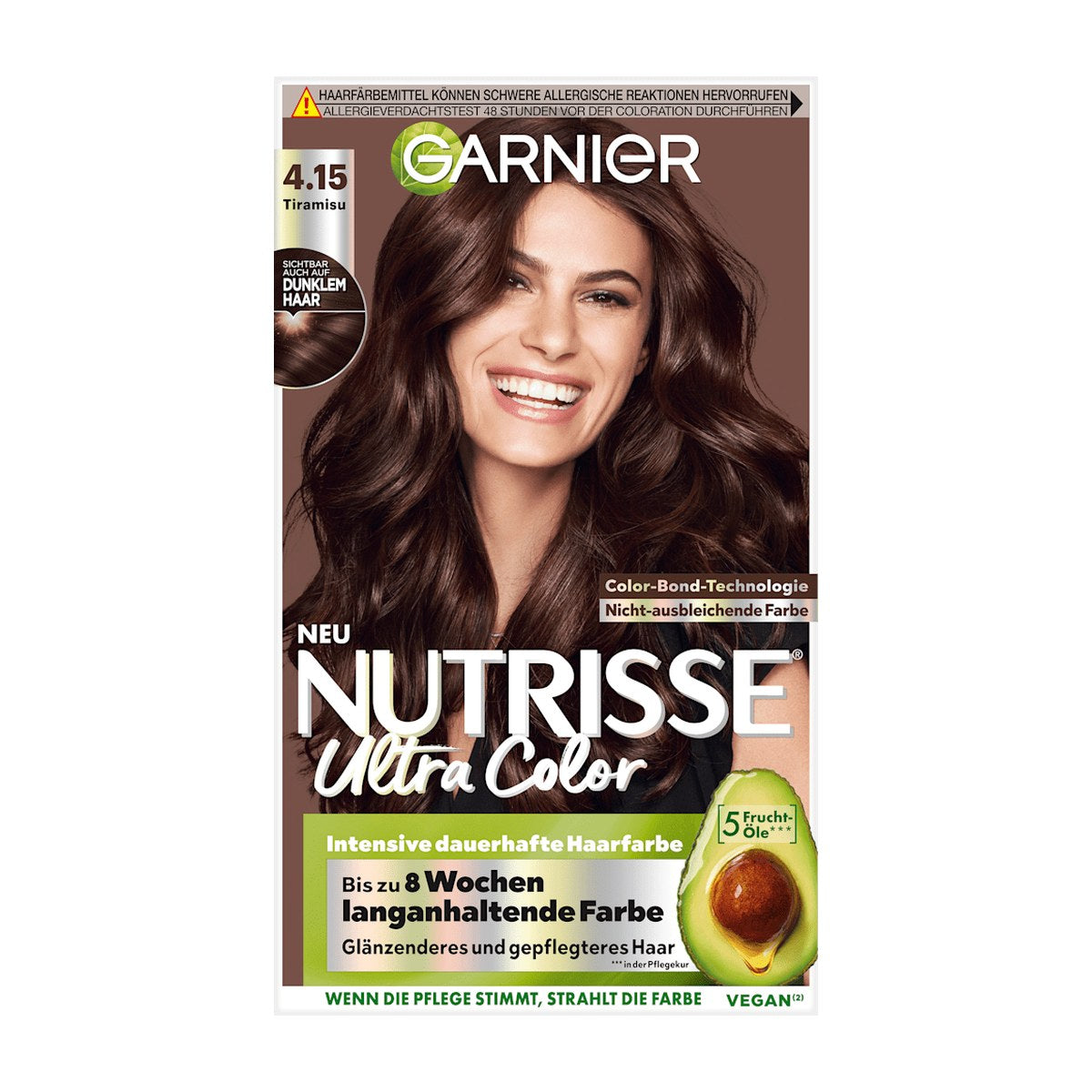GARNIER NUTRISSE Hair Colour Ultra Color 4.15 Tiramisu, 1 pc