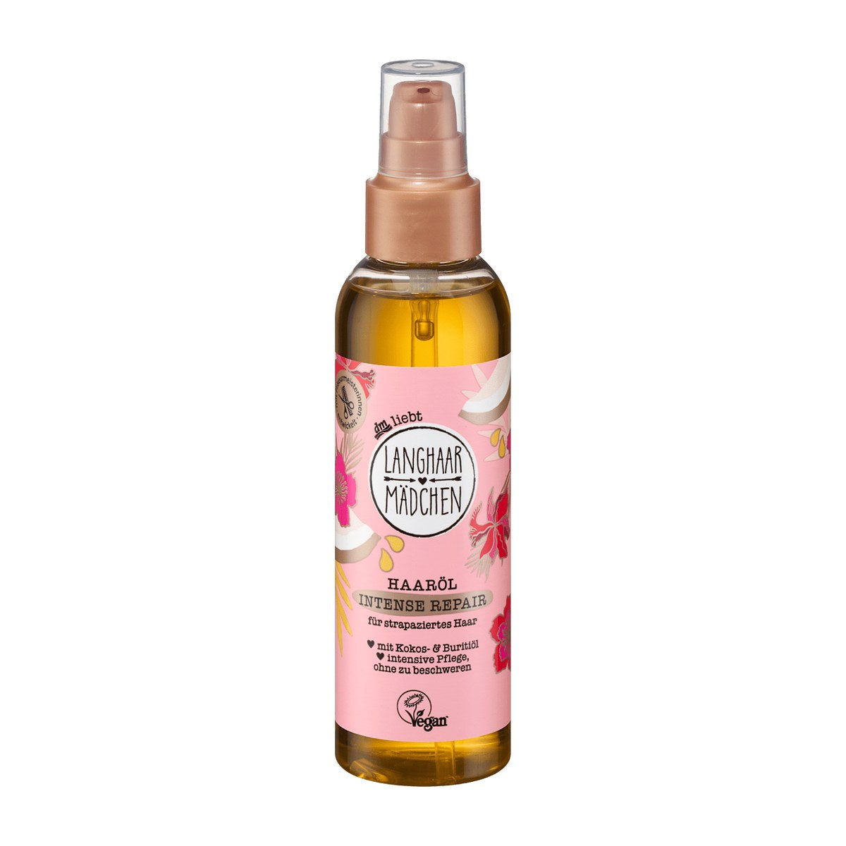LANGHAARMÄDCHEN Intense Repair Hair Oil, 150 ml - product packaging