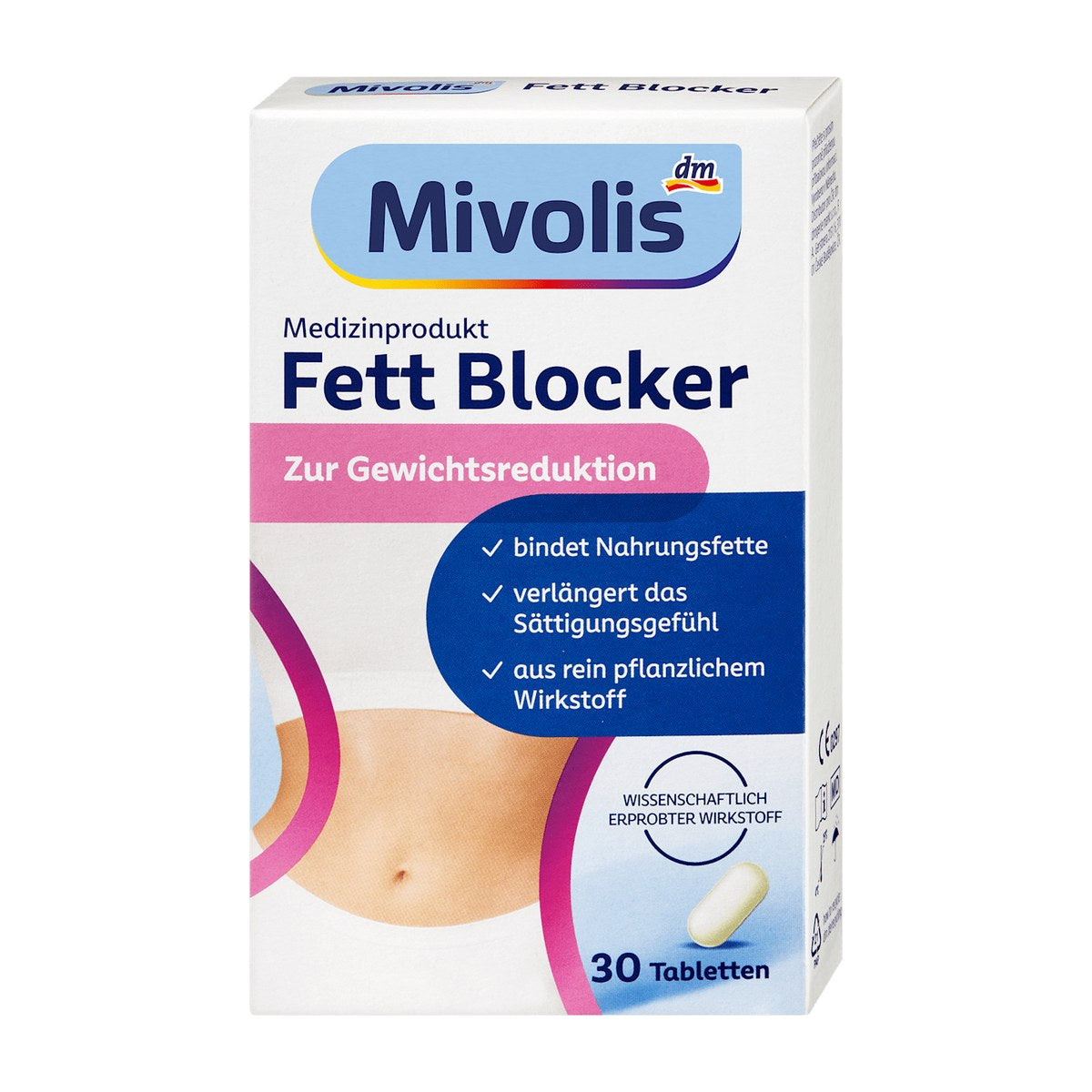 Mivolis Fat Blocker Tablets, 30 pcs