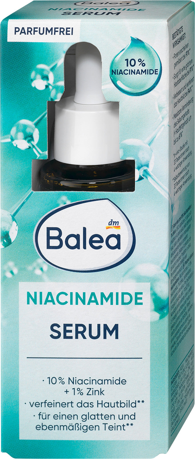 Balea Niacinamide Serum 30 ml - additional packaging view